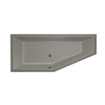 Xenz Society Hoekbad - 170x75x48 - afvoer Midden - Links - Compact - acryl - cement SW102923