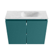 MONDIAZ TURE-DLUX Meuble de toilettes 60 cm Smag. EDEN lavabo Opalo position droite. Sans trou de robinet. SW1104557