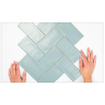 Terravito Galeno carrelage mural - 7.5x15cm - 8.5mm - Rectangulaire - Vert mat SW359870