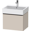 Duravit D-neo Meuble sous vasque 58.4x44.2x44cm 1 tiroir Taupe mat SW641189