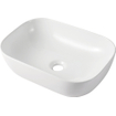 HR badmeubelen Carré Vasque - 45.5x32.5x13.5cm - à poser - céramique blanc mat SW707745
