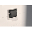 Looox porte-rouleau de toilette fermé - encastré - 1 rouleau - blanc mat SW519743