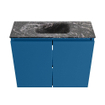 MONDIAZ TURE-DLUX Meuble toilette - 60cm - Jeans - EDEN - vasque Lava - position centrale - 1 trou de robinet SW1103850