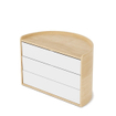 Boîte de rangement Umbra Moona 27x18x15cm Contreplaqué Blanc/naturel SW539487