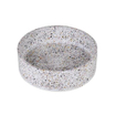 Ideavit Ora Waskom 39x12cm rond concrete beton wit Terrazzo OUTLETSTORE STORE43557