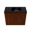 Mondiaz JOYA 50cm toiletmeubel - kleur Ruby - Wastafel FAYE positie Rechts Zonder kraangat kleur Urban. SW1421811
