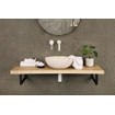 Differnz Marmor waskom - 40x40x15cm - rond - marmer - glans wit SW788032