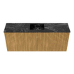 Mondiaz JOYA-DLUX 100cm meuble de toilette - couleur Oak - Vasque FAYE position Milieu Sans trou de robinet couleur Lava. SW1422045