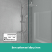 Hansgrohe Vernis showerpipe met thermostaat chroom SW651691