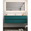 Mondiaz VICA ensemble de meuble de salle de bain - 150cm - meuble sous-vasque smag - 2 tiroirs - lavabo moon milieu - 1 trou de robinet - version XL 60cm haut SW1090127