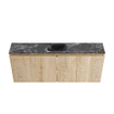 MONDIAZ TURE-DLUX 120cm meuble WC Washed Oak. EDEN lavabo Lava position milieu. Sans trou de robinet. SW1104082