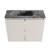 MONDIAZ TURE-DLUX Meuble toilette - 60cm - Linen - EDEN - vasque Lava - position centrale - 1 trou de robinet SW1103833