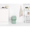 Brabantia Sort & Go Afvalemmer - 25 liter - hengsel - jade green SW1117373