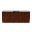 Mondiaz JOYA-DLUX 100cm meuble de salle de bains - couleur Ruby - Vasque FAYE position Milieu Sans trou de robinet couleur Lava. SW1423627