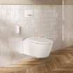 Villeroy & Boch Supreo Select WC-douche - douchette féminine - aspiration des odeurs - sans rebord de rinçage - abattant chauffant - White Alpine SW1387159