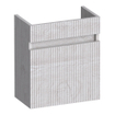BRAUER Joy Wavy meuble sous-lave-mains - 40x45x22cm - porte ouvrant vers la droite - sans poignée - Forest Seashell SW1201353