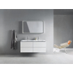 Duravit Me by starck double vasque 130x49cm 2 trous de robinet avec trop-plein blanc SW88244