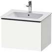 Duravit D-neo Meuble sous vasque 61x46.2x44cm 1 tiroir Blanc mat SW640808