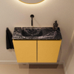 MONDIAZ TURE-DLUX Meuble WC 60cm Ocher. EDEN lavabo Lava position gauche. Sans trou de robinet. SW1103875