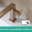 Hansgrohe Tecturis Mitigeur lavabo - coolstart - bec 13.3 cm - bronze brossé SW918520