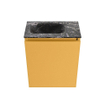 MONDIAZ TURE-DLUX Meuble toilette - 40cm - Ocher - EDEN - vasque Lava - position gauche - 1 trou de robinet SW1103867