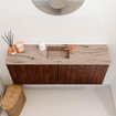 Mondiaz JOYA-DLUX 100cm toiletmeubel - kleur Ruby - Wastafel FAYE positie Midden 1 kraangat kleur Arena. SW1425279
