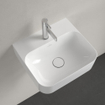Villeroy & Boch Finion lave-mains 1 trou de robinet 43x39cm - ceramic+ sans trop-plein blanc SW106450