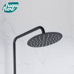 FugaFlow Efficiente Sobrado regendoucheset met thermostaat hoofddouche 20cm handdouche 3 standen zwart SW1123756