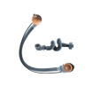 Fugaflow Eccelente Sobrado évacuation de baignoire surélevée - commande rotative avec fonction de remplissage - évacuation prolongée - cuivre brossé SW1212617