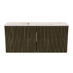 Mondiaz JOYA-DLUX 90cm meuble de salle de bains WC - couleur Shadow - Vasque FAYE position Gauche Sans trou de robinet couleur Nata. SW1424961