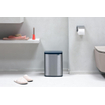 Brabantia Bo Poubelle - 7 litres - seau intérieur en plastique - acier mat anti-traces de doigts SW1026551
