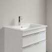 Villeroy & Boch Venticello lavabo - avec 1 trou de robinet 65x50cm - (adapté pour 3 trous de robinet) avec trop-plein ceramic+ blanc 1025145