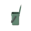 Brabantia Sort & Go afvalbakje - 3 liter - hengsel - fir green SW1117356