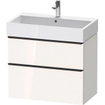 Duravit D-neo Meuble sous vasque 78.4x44.2x62.5cm 2 tiroirs Blanc haute brillance SW641375