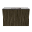 Mondiaz JOYA-DLUX 60cm toiletmeubel - kleur Shadow - Wastafel FAYE positie Midden Zonder kraangat kleur Sombra. SW1425176