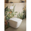 Villeroy & Boch Viconnect 2-knops bedieningsplaat 25,3x14,5 cm. wit glans OUTLETSTORE STORE43769