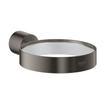GROHE Atrio Porte-gobelet - 5.6x10.2x3.5cm - sans verre - graphite dur brossé SW224931