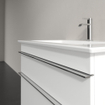 Villeroy & Boch Venticello meuble sous-lavabo - 75.3x59cm - 2x tiroir blanc glossy GA51770