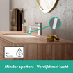 Hansgrohe vernis robinet de lavabo 108 avec vidage chromé SW651378