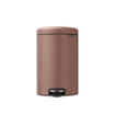 Brabantia NewIcon Poubelle à pédale - 20 litres - seau intérieur en plastique - satin taupe SW1117478