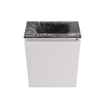 MONDIAZ TURE-DLUX meuble WC 40 cm Cale. EDEN lavabo Lava position milieu. Sans trou de robinet. SW1103667