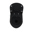 Creavit Free Hangtoilet met bidet - randloos - met bidetkraan - koud en warm water - zonder zitting - houtskool zwart SW1471011