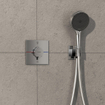 Hansgrohe Showerselect Comfort E thermostaat inbouw voor 2 functies chroom SW918145