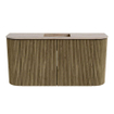 Mondiaz JOYA-DLUX Meuble de salle de bains 83,2cm - arrondis gauche et droite couleur Dusk - Vasque FAYE position Milieu Sans trou de robinet couleur Saba SW1426104