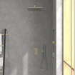 Villeroy & Boch Universal Showers douche de tête - 35cm - carré - Nickel brossé mat (inox) SW974386