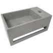 Wiesbaden Julia fontein rechts 35 x 20 x 16 cm solid surface betonlook SW296056