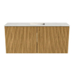 Mondiaz JOYA-DLUX 90cm toiletmeubel - kleur Oak - Wastafel FAYE positie Midden Zonder kraangat kleur Ostra. SW1422196