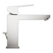 GROHE Eurocube mitigeur de lavabo économique en eau m-size avec tirette SuperSteel SW444121