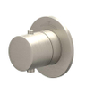 IVY Bond Partie de finition - pour thermostat encastrable - symétrie - rosace ronde - Nickel brossé PVD SW1030997