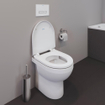 Toilettes Duravit No.1 sur pied - 48x37x40cm - à fond creux - sans bride - brillant blanc SW723748